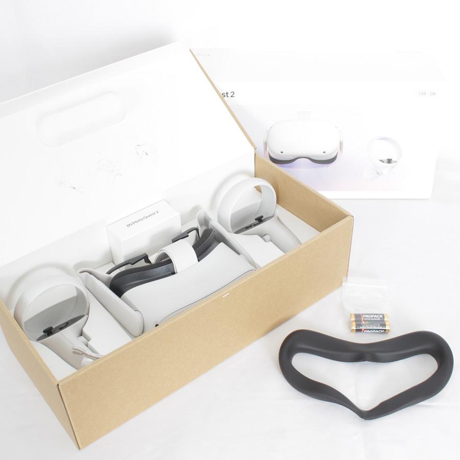 Quest2 128GB 本体及びコントローラー ヘッドセット 箱付き Quest 2