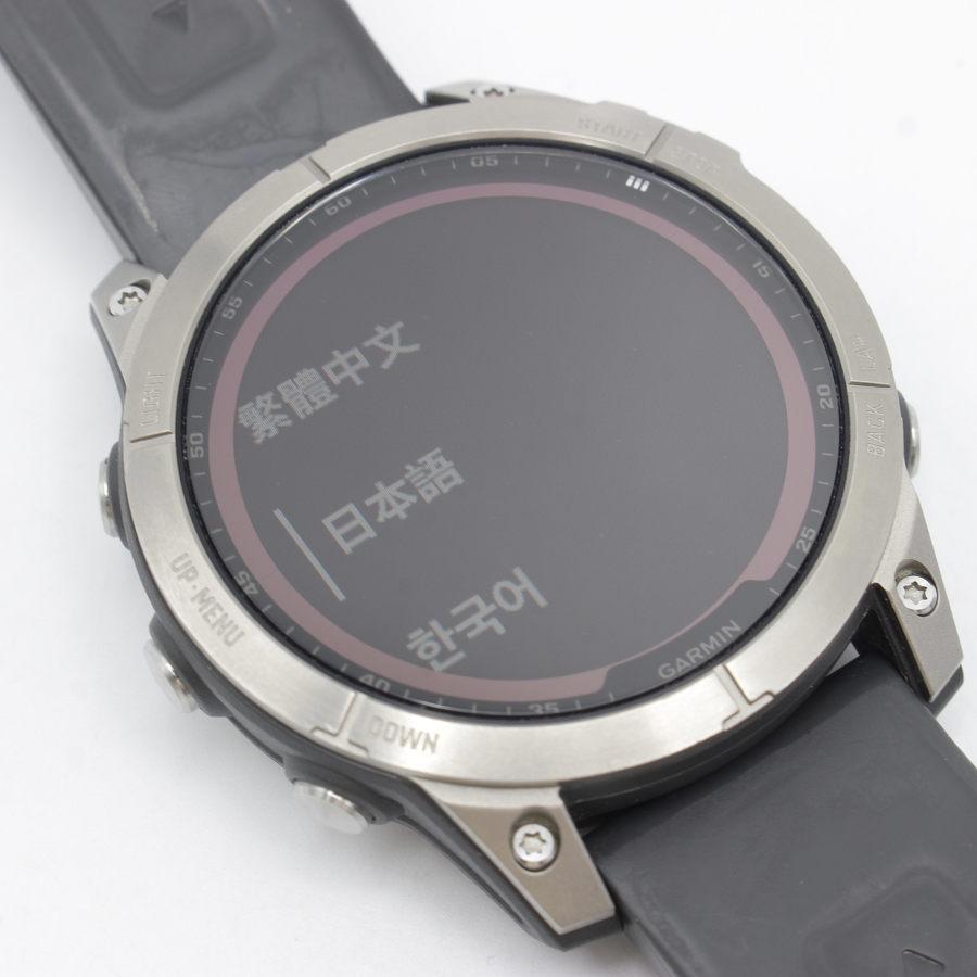 ボーナスストア+5％【美品】GARMIN fenix 7 Sapphire Dual Power Ti/Chestnut Leather Band 010-02540-43 スマートウォッチ ガーミン フェニックス 本体 |  | 03