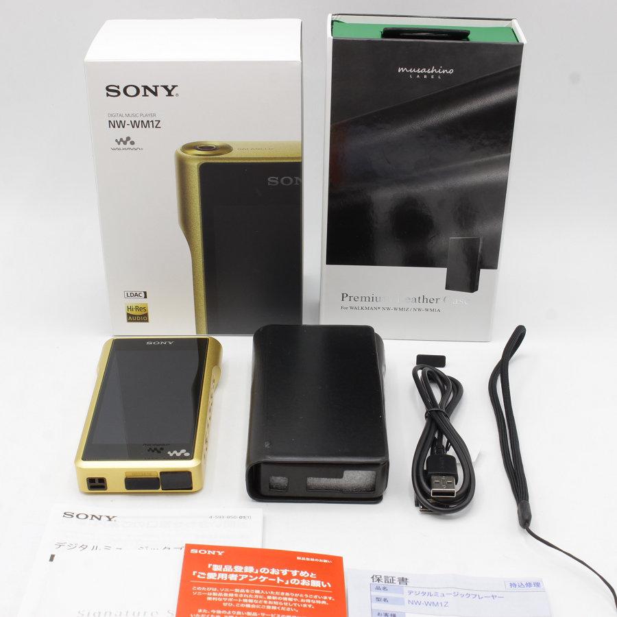 ボーナスストア+5％【美品】SONY WALKMAN NW-WM1Z 256GB ゴールド 
