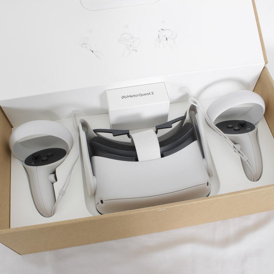 ボーナスストア+5％【美品】Meta Quest 2 128GB VR ヘッドマウント