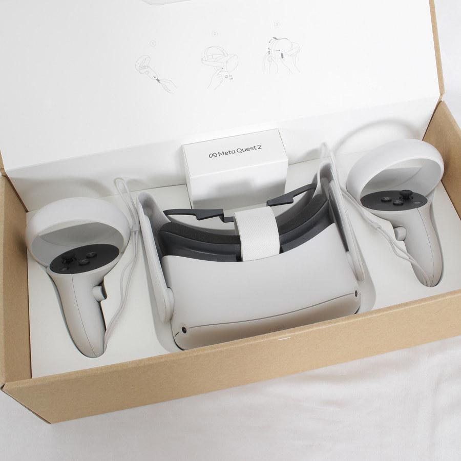 ボーナスストア+5％【美品】Meta Quest 2 128GB VR ヘッドマウント 