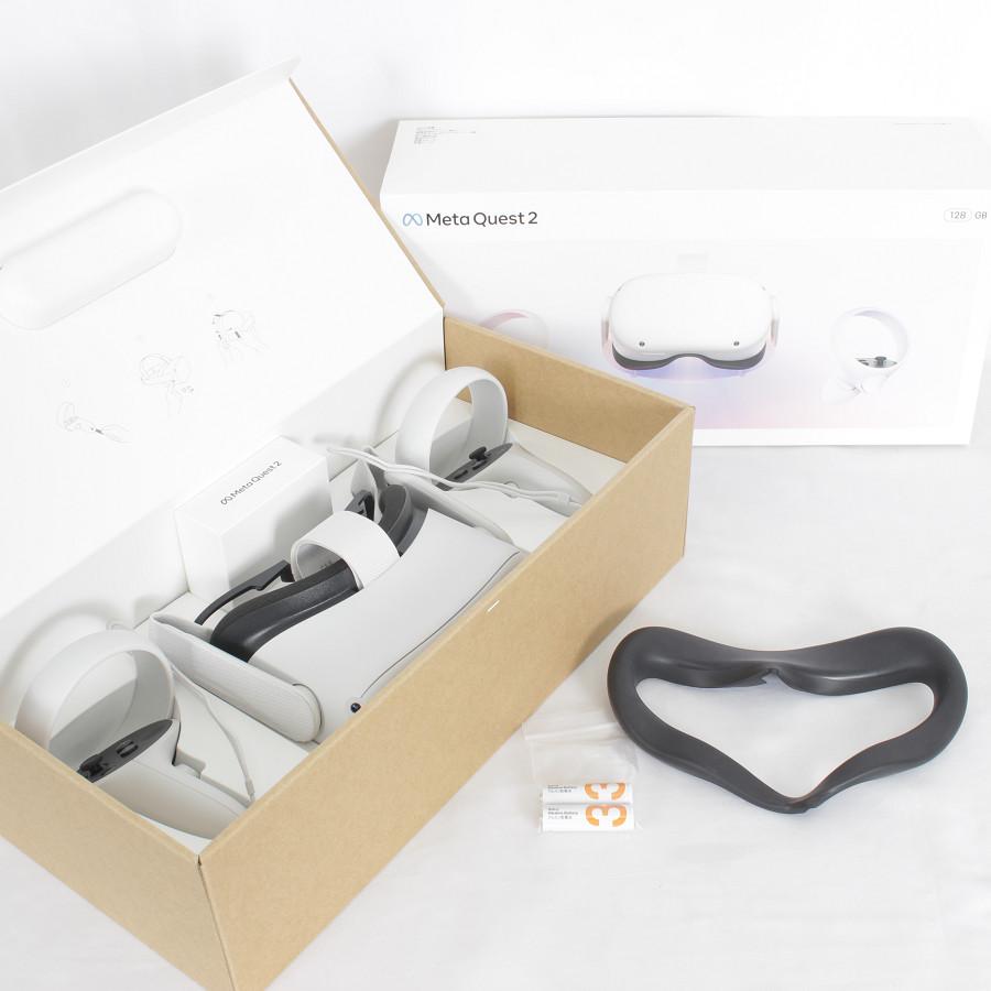 ボーナスストア+5％【美品】Meta Quest 2 128GB VR ヘッドマウント  