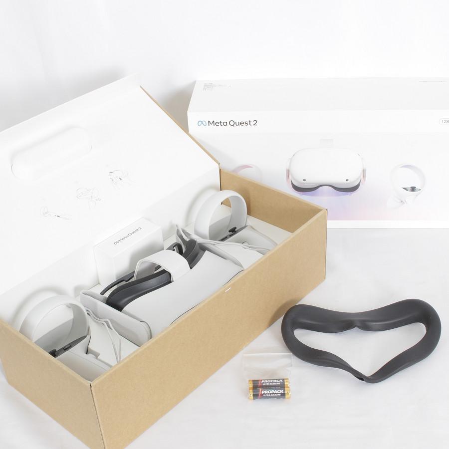 ボーナスストア+5％【美品】Meta Quest 2 128GB VR ヘッドマウント 