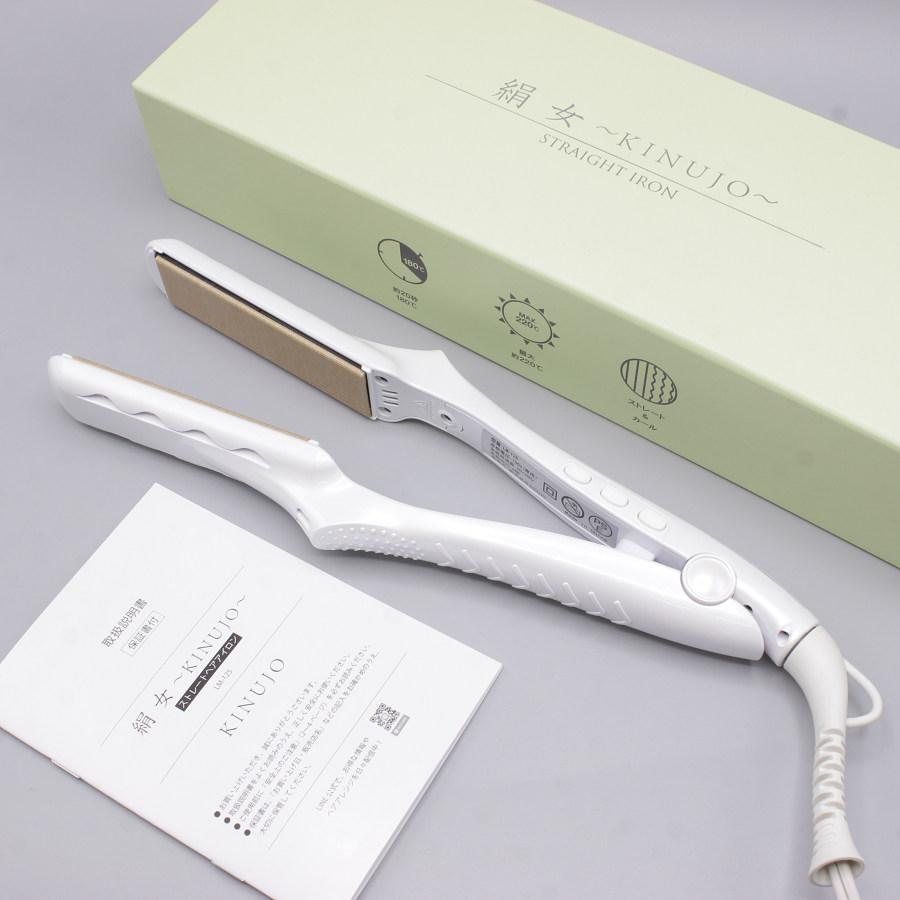ボーナスストア+5％【美品】KINUJO ヘアアイロン LM-125 新世代シルク 