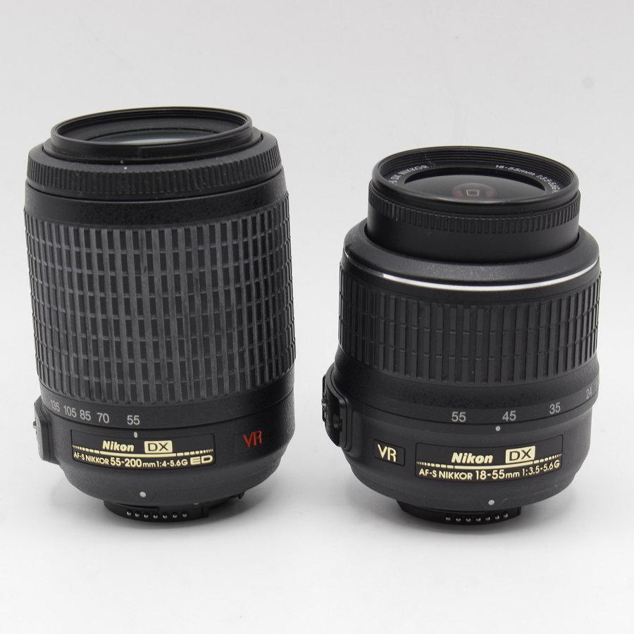 【ボーナスストア+5％】Nikon D3200 200mm ダブルズームキット ブラック デジタル一眼レフカメラ 18-55mm/55-200mm付属 D3200WZ200BK ニコン 本体 |  | 06