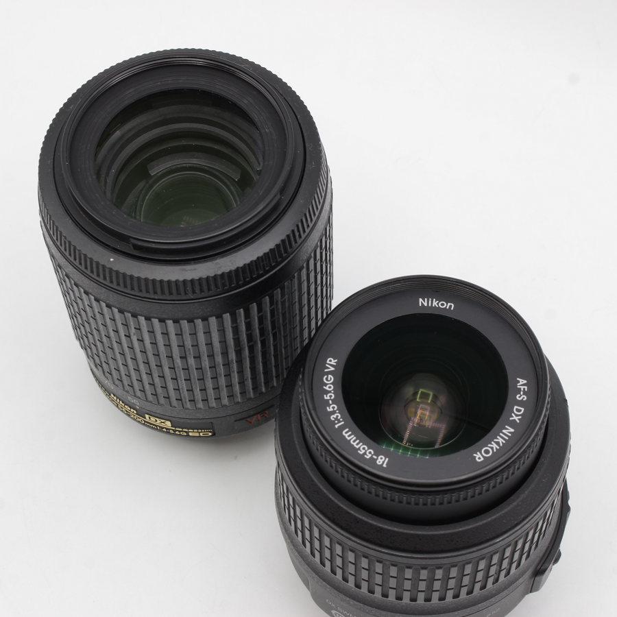 【ボーナスストア+5％】Nikon D3200 200mm ダブルズームキット ブラック デジタル一眼レフカメラ 18-55mm/55-200mm付属 D3200WZ200BK ニコン 本体 |  | 09