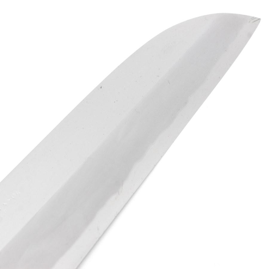 【ボーナスストア+5％】築地正本 秀 青鋼  鎌型薄刃包丁 七寸半 栗型柄 刃渡り約230mm 和包丁 |  | 04