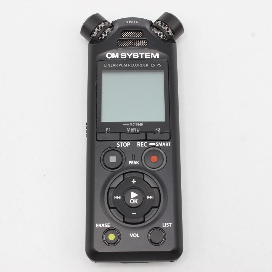 ボーナスストア+5％【美品】OM SYSTEM LS-P5 ブラック ハイレゾ対応 リニアPCMレコーダー オーエムシステム 本体 |  | 01