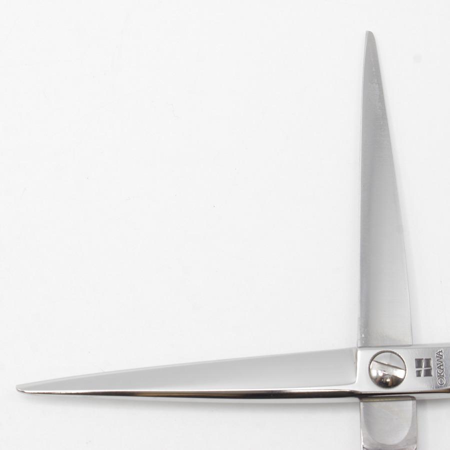 ボーナスストア+5％【美品】オオカワプロシザーズ HC60-X カットシザー 6インチ ハマグリ刃 3Dハンドル |  | 02