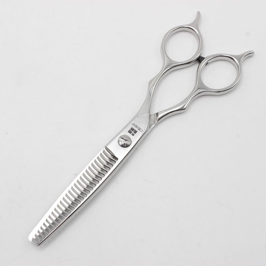 ボーナスストア+5％【美品】オオカワプロシザーズ HC263 セニング 5.8インチ メガネハンドル 26目3溝 約35%〜40% | 