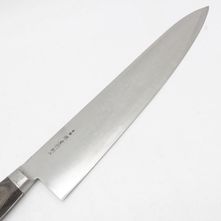 【ボーナスストア+5％】堺孝行 別上 牛刀 一尺 鍔付柄 刃渡り約300mm 洋包丁 |  | 01