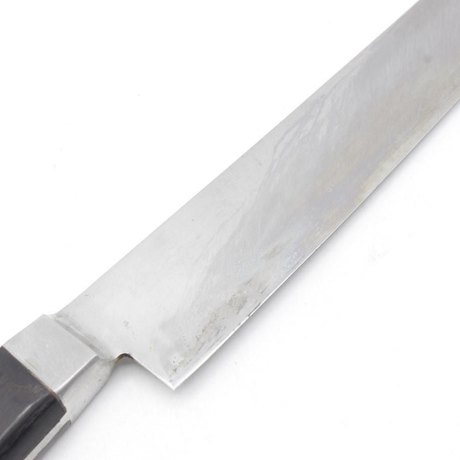 【ボーナスストア+5％】堺孝行 スウェーデン鋼 筋引包丁 一尺 鍔付柄 刃渡り約300mm 洋包丁 |  | 03