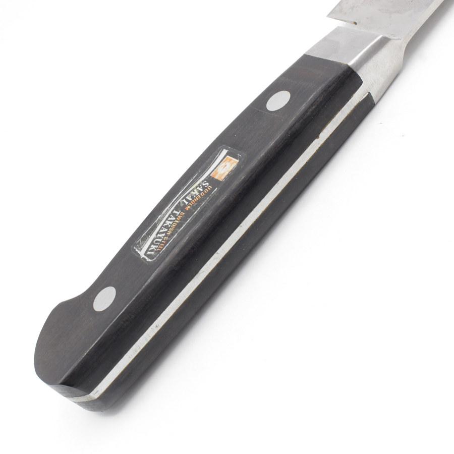 【ボーナスストア+5％】堺孝行 スウェーデン鋼 筋引包丁 一尺 鍔付柄 刃渡り約300mm 洋包丁 |  | 06