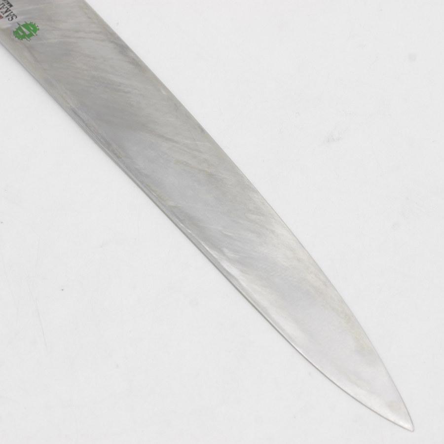 【ボーナスストア+5％】堺孝行 スウェーデン鋼 筋引包丁 一尺 鍔付柄 刃渡り約300mm 洋包丁 |  | 08