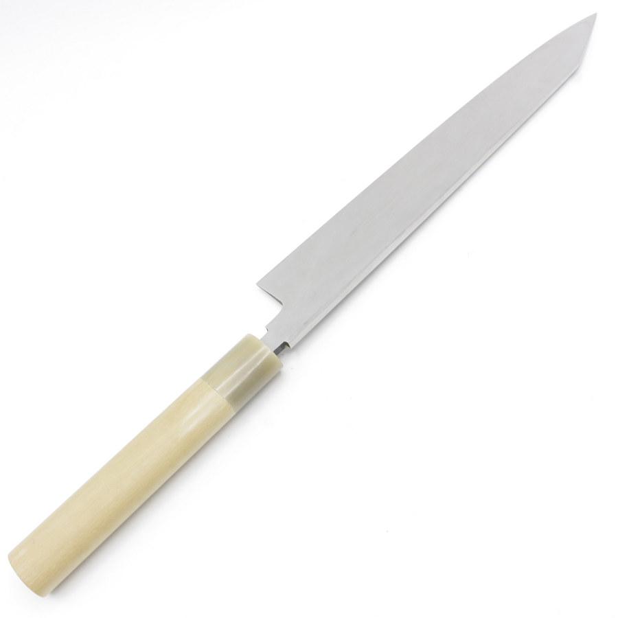 ボーナスストア+5％【美品】正本総本店 切付包丁 九寸 栗型柄 刃渡り約270mm 和包丁 |  | 05