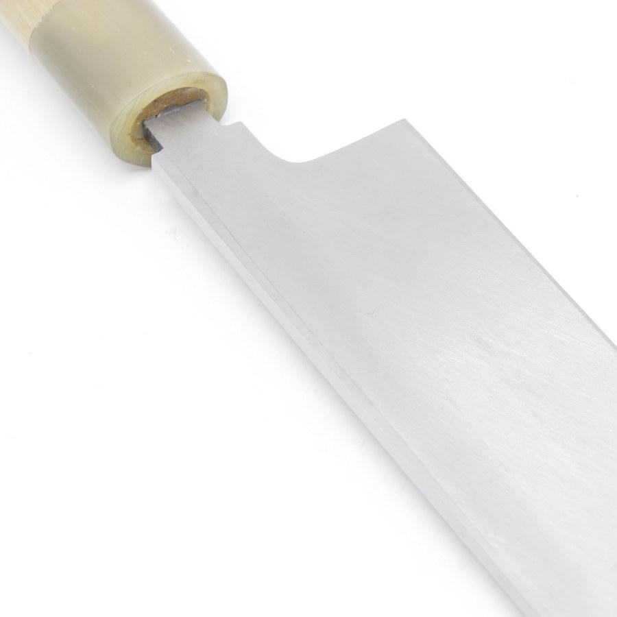 ボーナスストア+5％【美品】正本総本店 切付包丁 九寸 栗型柄 刃渡り約270mm 和包丁 |  | 07