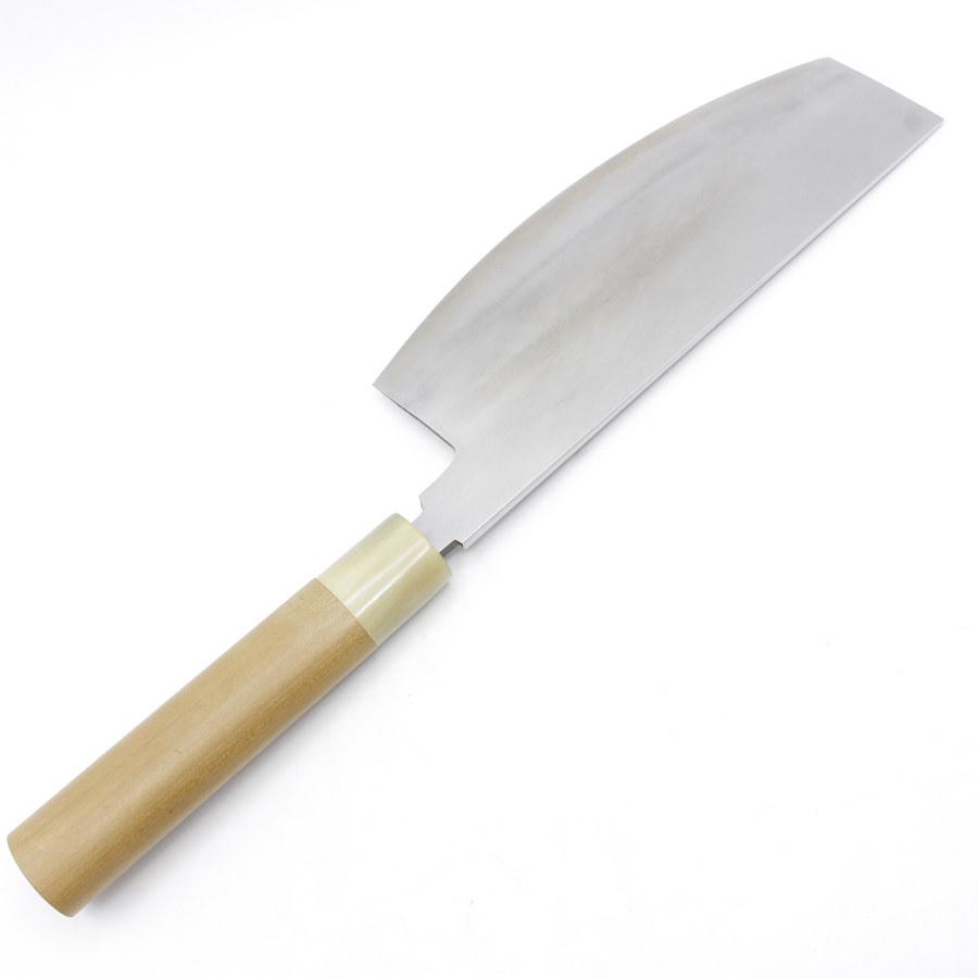 ボーナスストア+5％【美品】正本総本店 寿司切り包丁 七寸半 小判型柄 刃渡り約225mm 和包丁 |  | 05