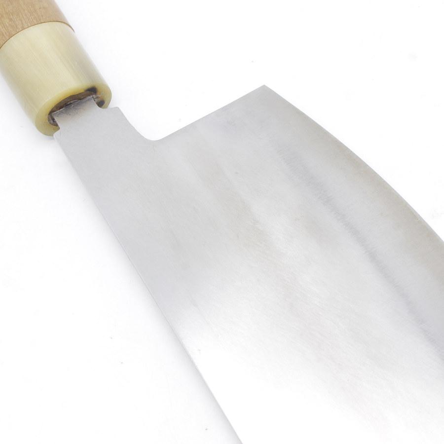 ボーナスストア+5％【美品】正本総本店 寿司切り包丁 七寸半 小判型柄 刃渡り約225mm 和包丁 |  | 07