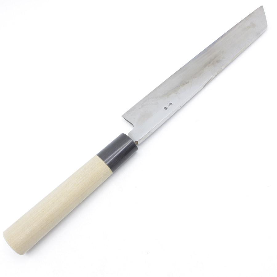 【ボーナスストア+5％】有次 別打 青鋼 切付包丁 八寸 栗型柄 刃渡り約240mm 和包丁 |  | 05