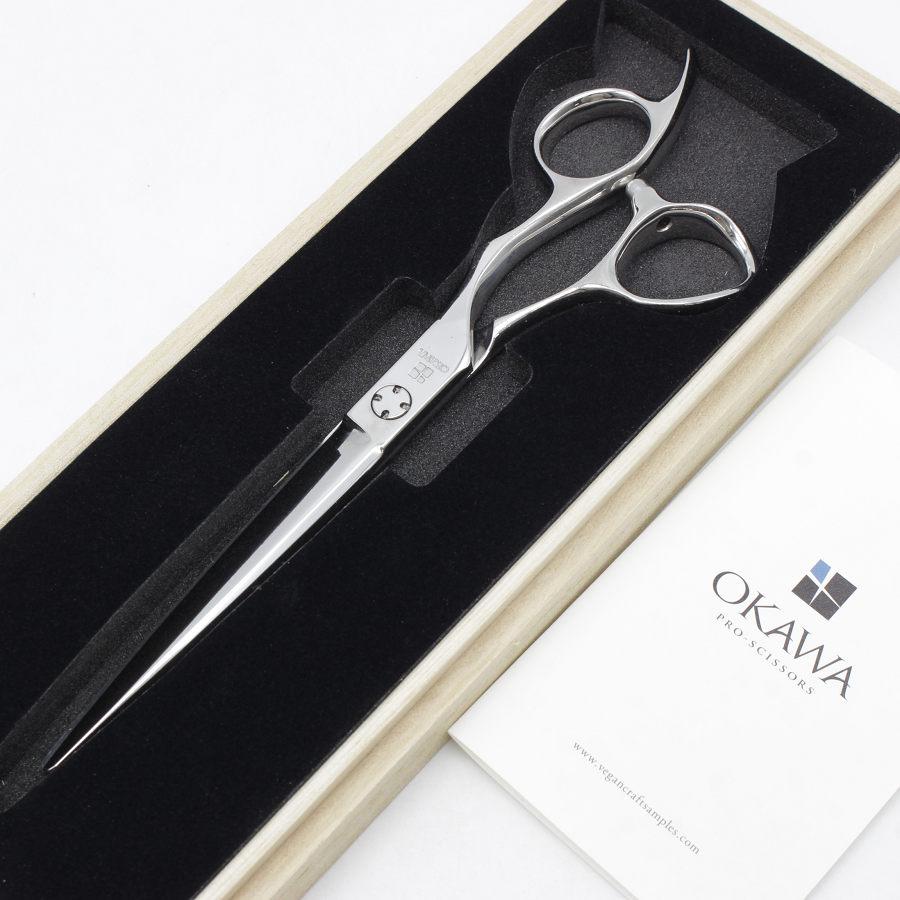 ボーナスストア+5％【美品】オオカワプロシザーズ SG65-X カットシザー 6.5インチ ハマグリ刃 3Dハンドル | 