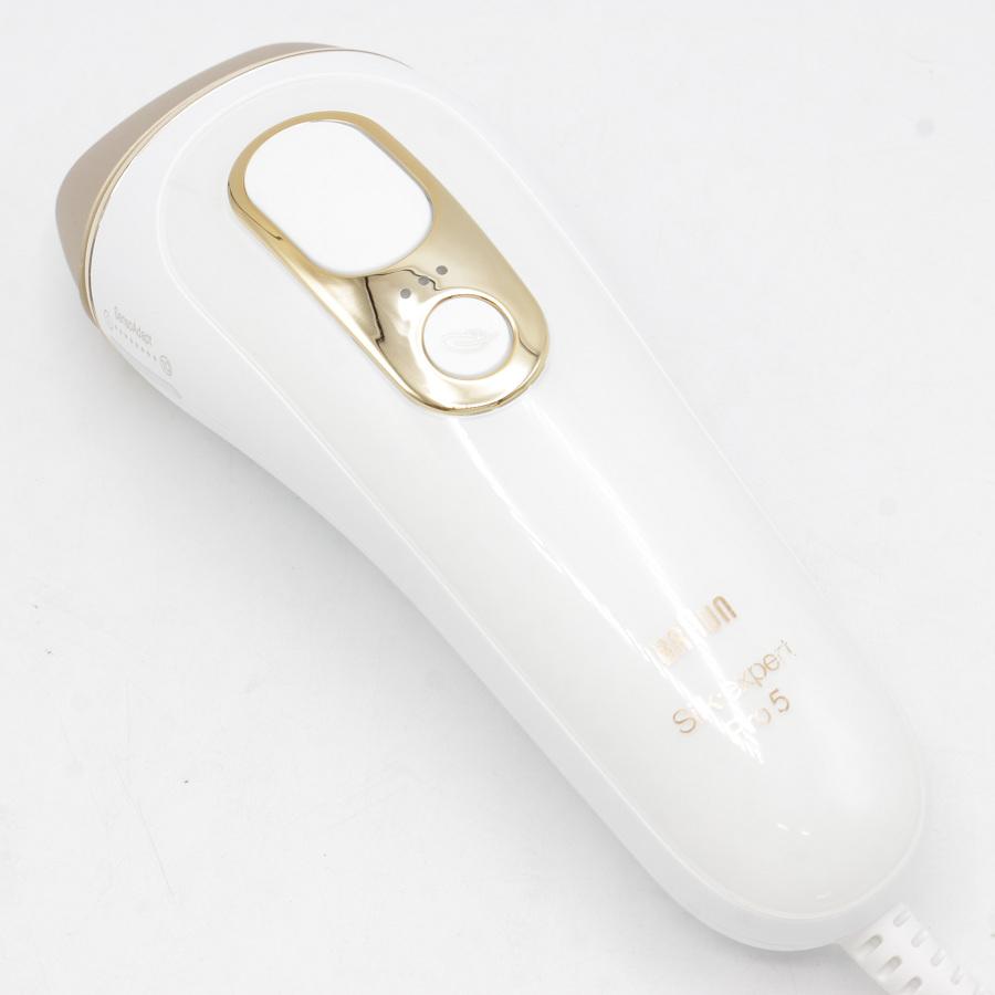 ボーナスストア+5％【美品】ブラウン シルクエキスパート Pro5 PL-5137 脱毛器 本体 |  | 01