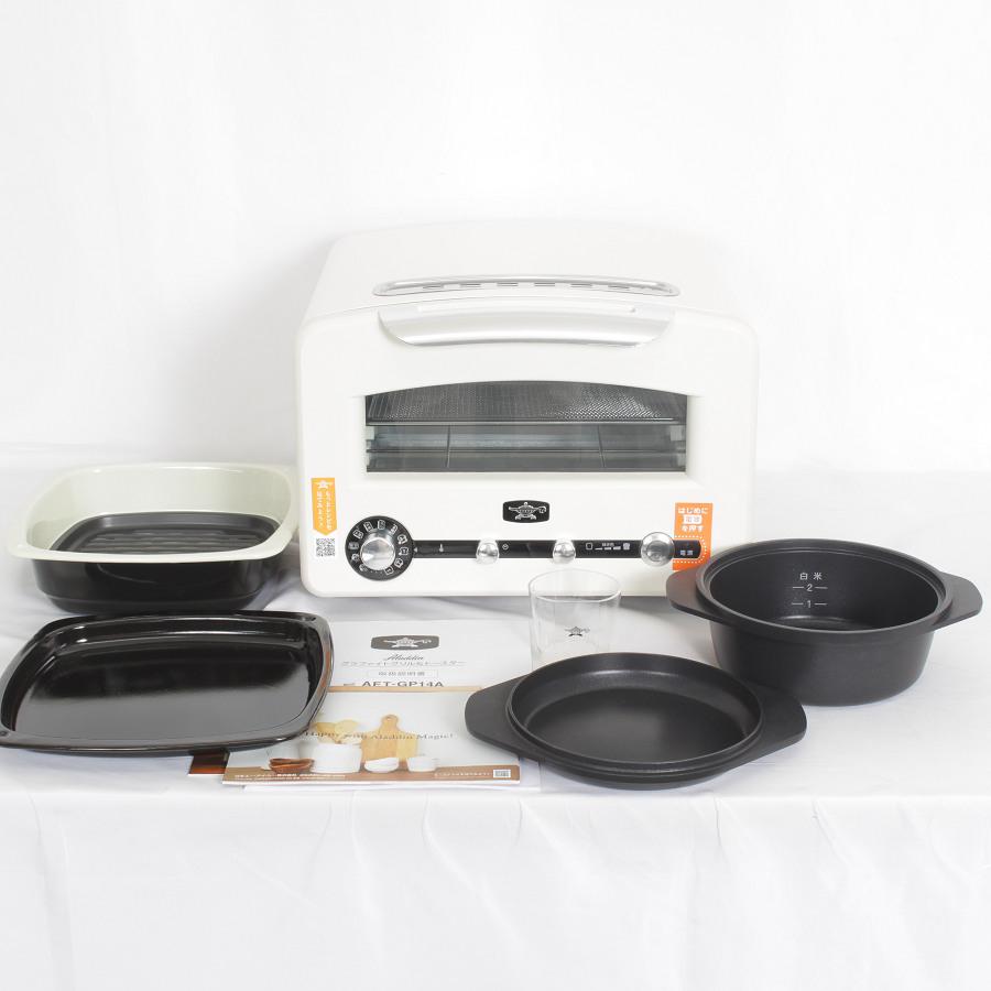 ボーナスストア+5％【美品】アラジン グラファイト グリル＆トースター AET-GP14A/W ホワイト Aladdin 本体 | 