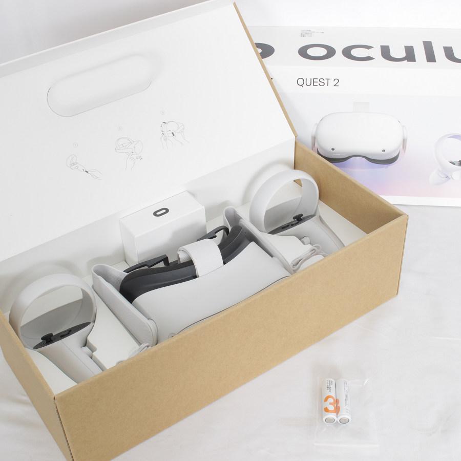 ボーナスストア+5％【美品】Oculus Quest2 256GB VR ヘッドマウントディスプレイ ヘッドセット オキュラスクエスト2 301-00353-01 Meta メタ 本体 | 