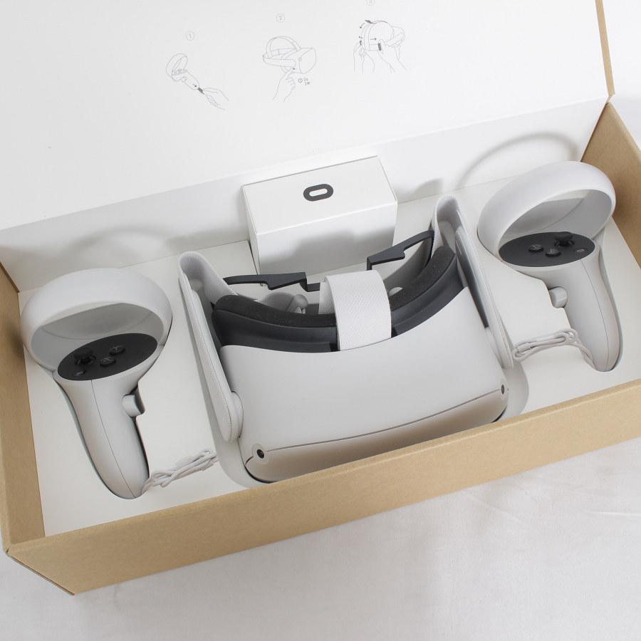 ボーナスストア+5％【美品】Oculus Quest2 256GB VR ヘッドマウントディスプレイ ヘッドセット オキュラスクエスト2 301-00353-01 Meta メタ 本体 |  | 01