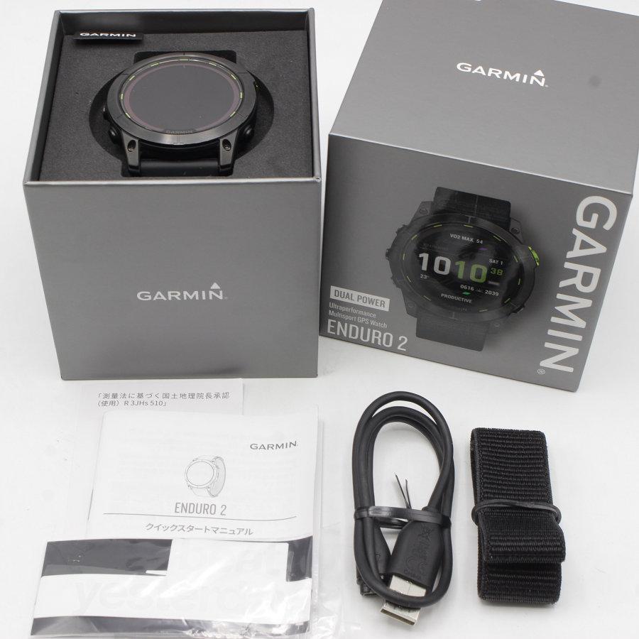 ボーナスストア+5％【美品】GARMIN Enduro 2 Dual Power Black Carbon 
