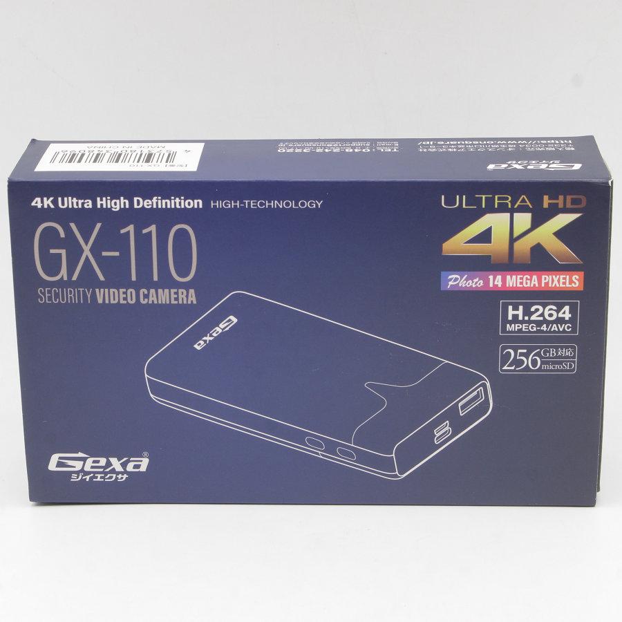 Gexa(ジイエクサ)充電器型カメラ 小型カメラ [GX-110] 防犯カメラ Gexa(ジイエクサ) 4K 充電器型カメラ 小型カメラ モバイル