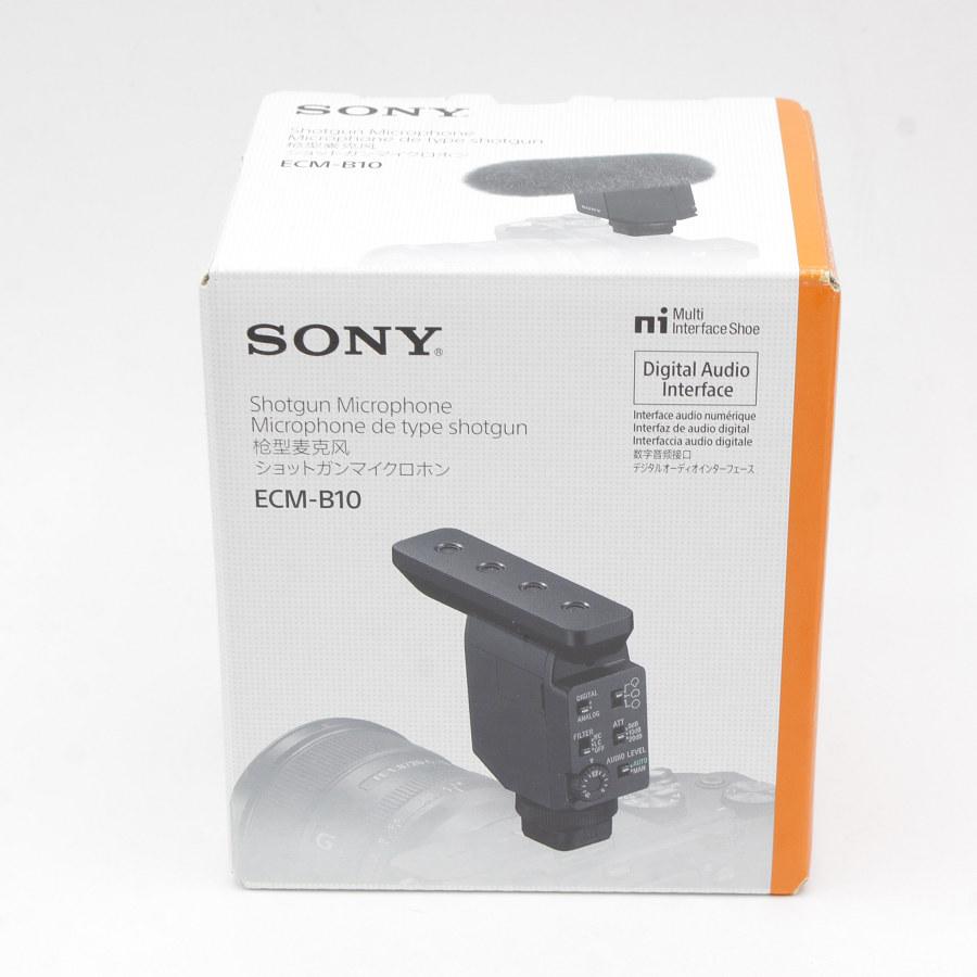 ボーナスストア+5％【美品】SONY ECM-B10 ブラック ショットガン 