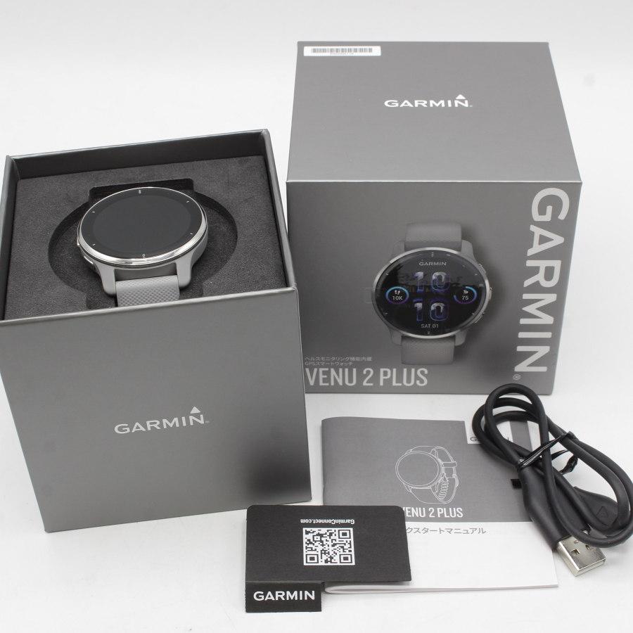ボーナスストア+5％】GARMIN vivo Venu 2 Plus Powder Gray/Silver 010 