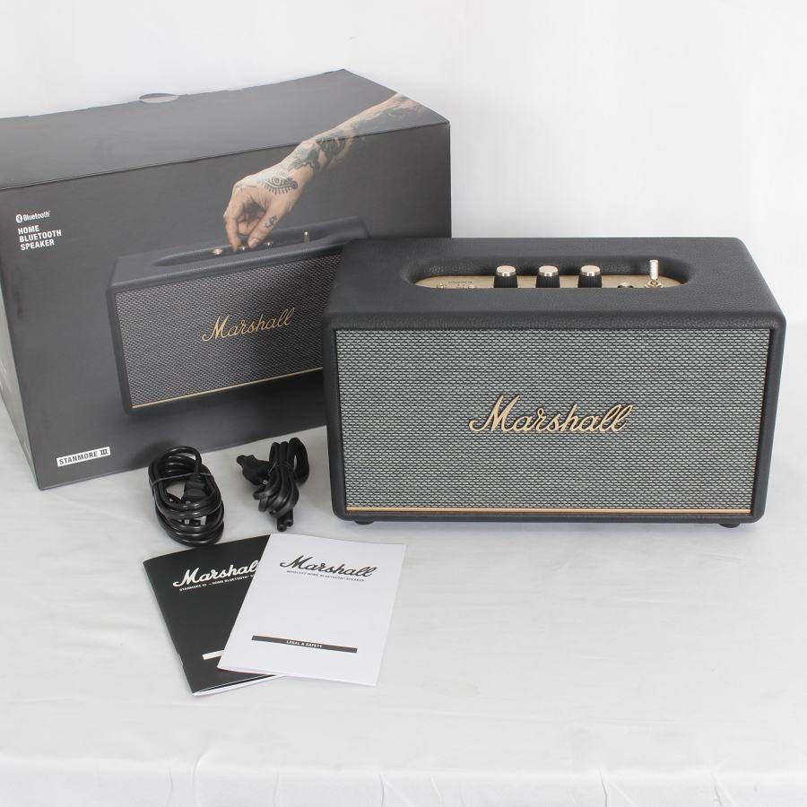 ボーナスストア+5％【美品】Marshall Stanmore III ブラック ワイヤレススピーカー マーシャル スタンモア 本体 | 