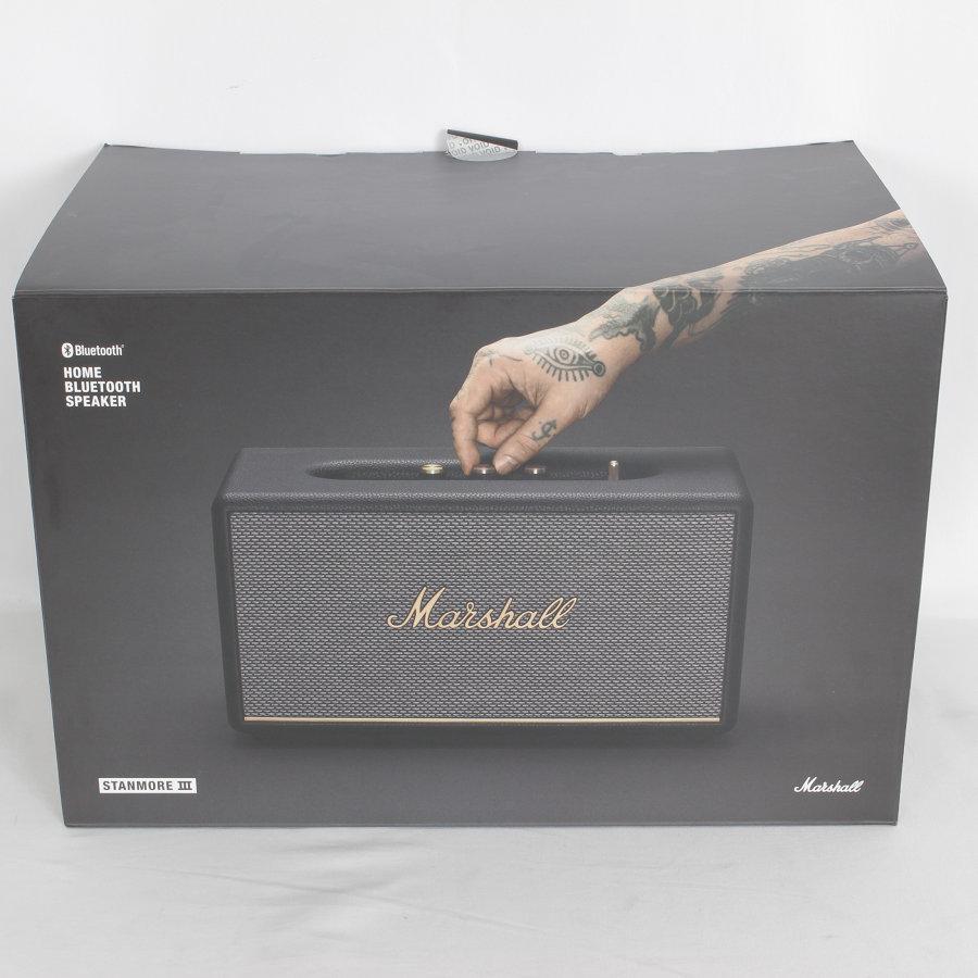 ボーナスストア+5％【美品】Marshall Stanmore III ブラック ワイヤレススピーカー マーシャル スタンモア 本体 |  | 07