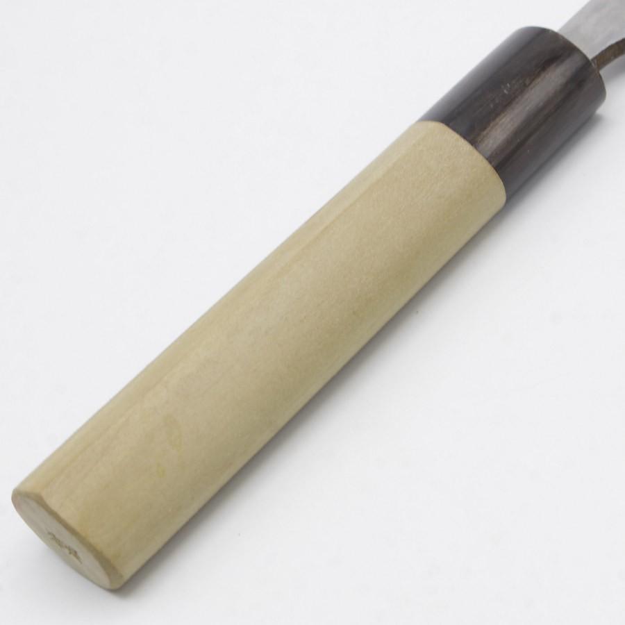 【ボーナスストア+5％】佑成 青鋼 身卸出刃包丁 七寸 栗型柄 鞘付 刃渡り約215mm 和包丁 スケナリ |  | 02