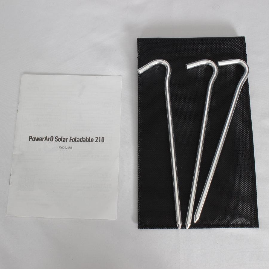 ボーナスストア+5％【美品】SmartTap PowerArQ Solar Foldable 210W