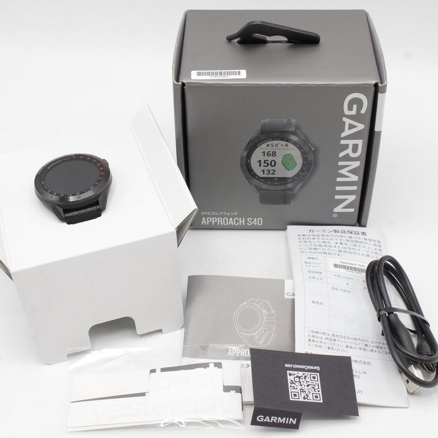 【ボーナスストア+5％】GARMIN Approach S40 Black 010-02140-21 スマートウォッチ ガーミン アプローチ 本体 | 