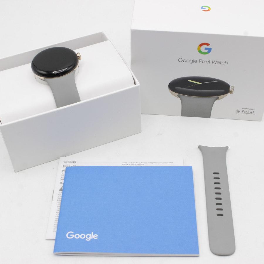 ボーナスストア+5％【美品】Google Pixel Watch GA04123-TW Champagne 