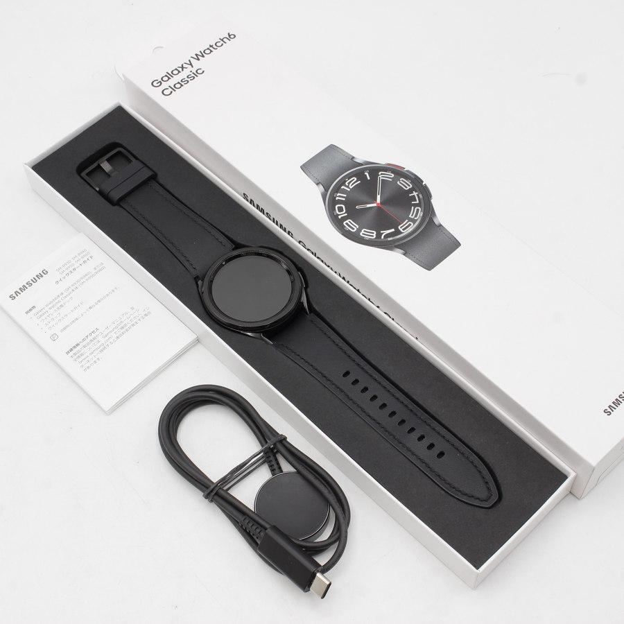 ボーナスストア+5％【美品】SAMSUNG Galaxy Watch6 Classic 43mm SM 