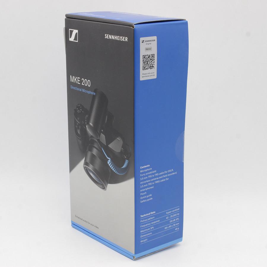 ボーナスストア+5％【新品未開封】SENNHEISER MKE200 指向性オンカメラマイク 508897 ゼンハイザー 本体 |  | 01