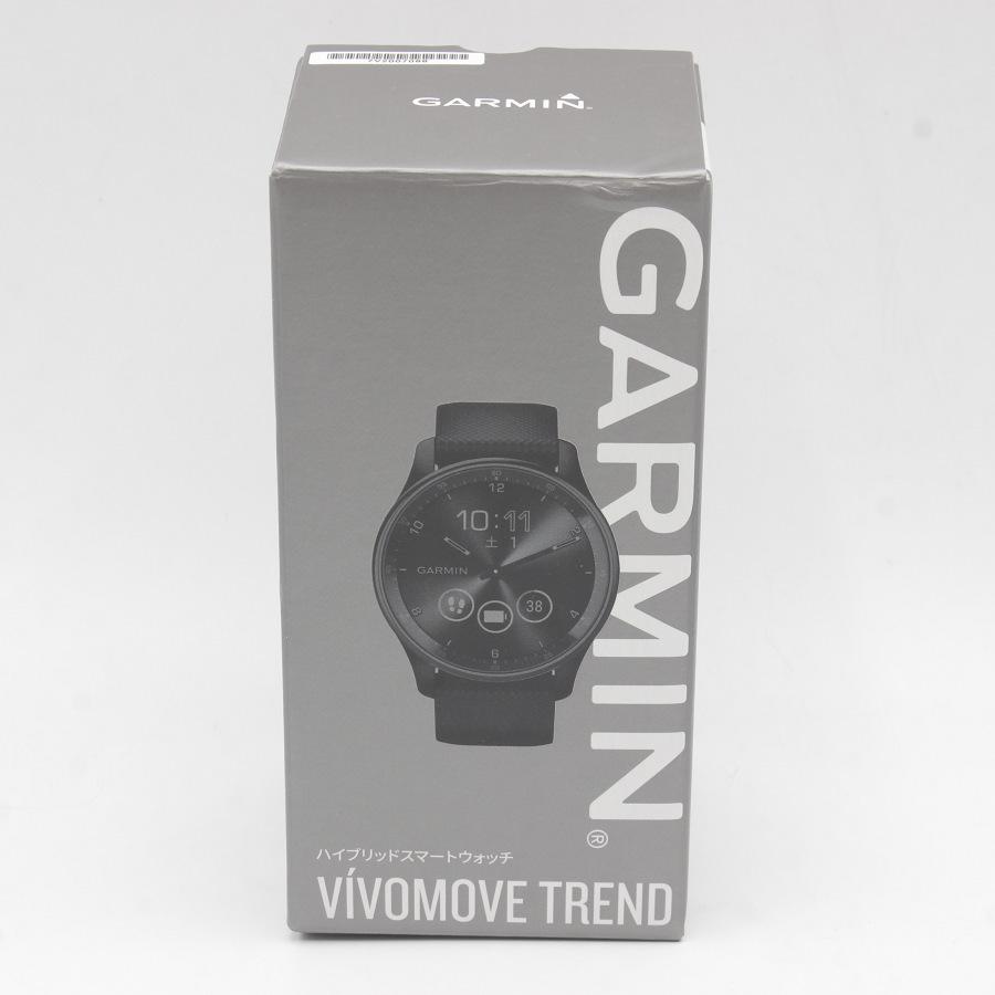 ボーナスストア+5％【美品】GARMIN vivomove Trend Black/Slate 010  