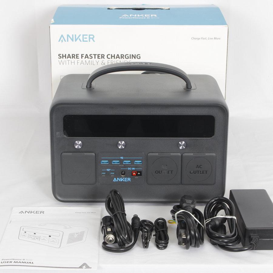 ボーナスストア+5％【美品】Anker PowerHouse II 800 black A1750511 