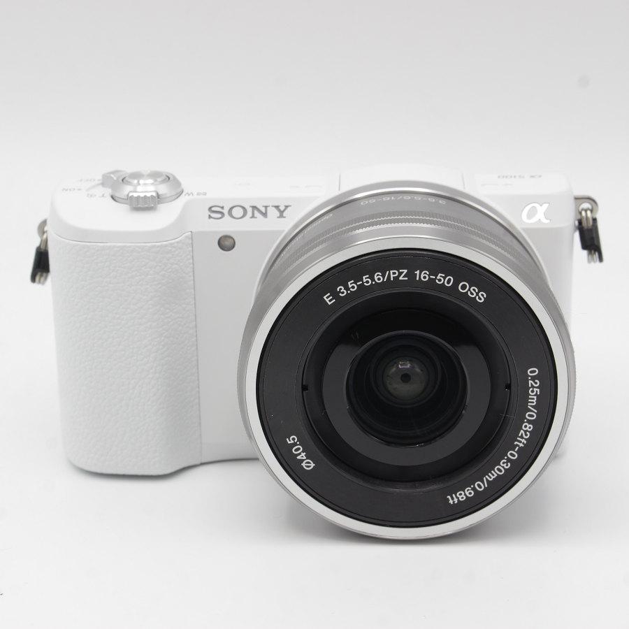 ボーナスストア+5％【美品】SONY α5100 ILCE-5100L ホワイト パワーズームレンズキット SDカード付き デジタル一眼レフカメラ 本体 |  | 01