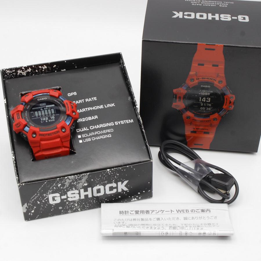 ボーナスストア+5％【美品】CASIO G-SHOCK G-SQUAD GBD-H1000-4JR ジー