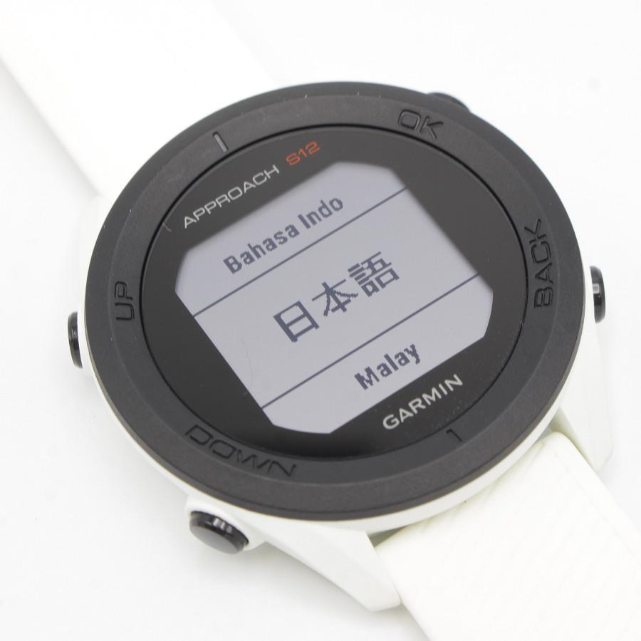 ボーナスストア+5％【美品】GARMIN Approach S12 White 010-02472-22