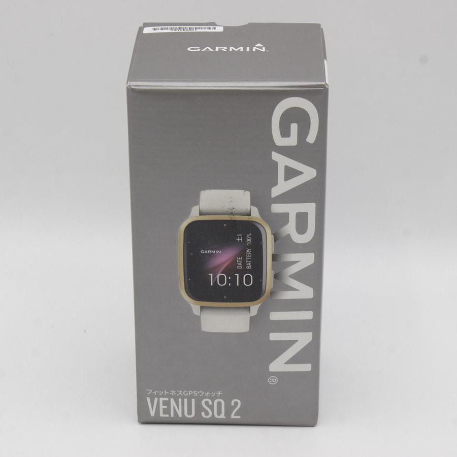 ボーナスストア+5％】GARMIN Venu Sq 2 010-02701-71 White/Cream Gold 