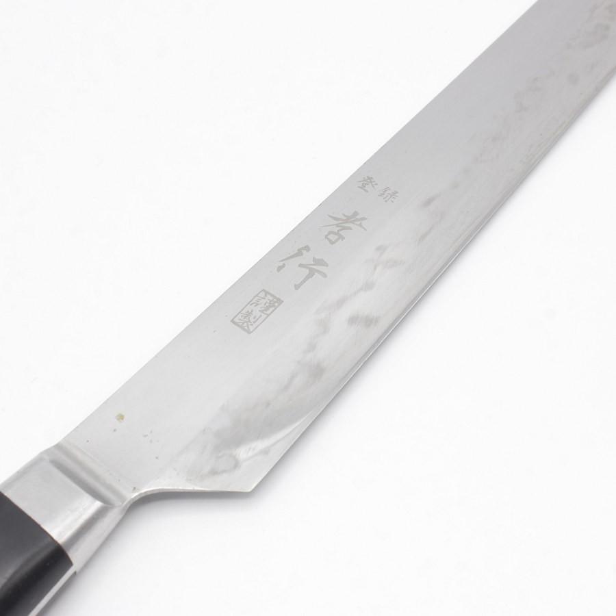 【ボーナスストア+5％】堺孝行 グランドシェフ 切付柳刃包丁 飛燕 一尺 鍔付柄 刃渡り約300mm 洋包丁 剣型柳刃 |  | 03