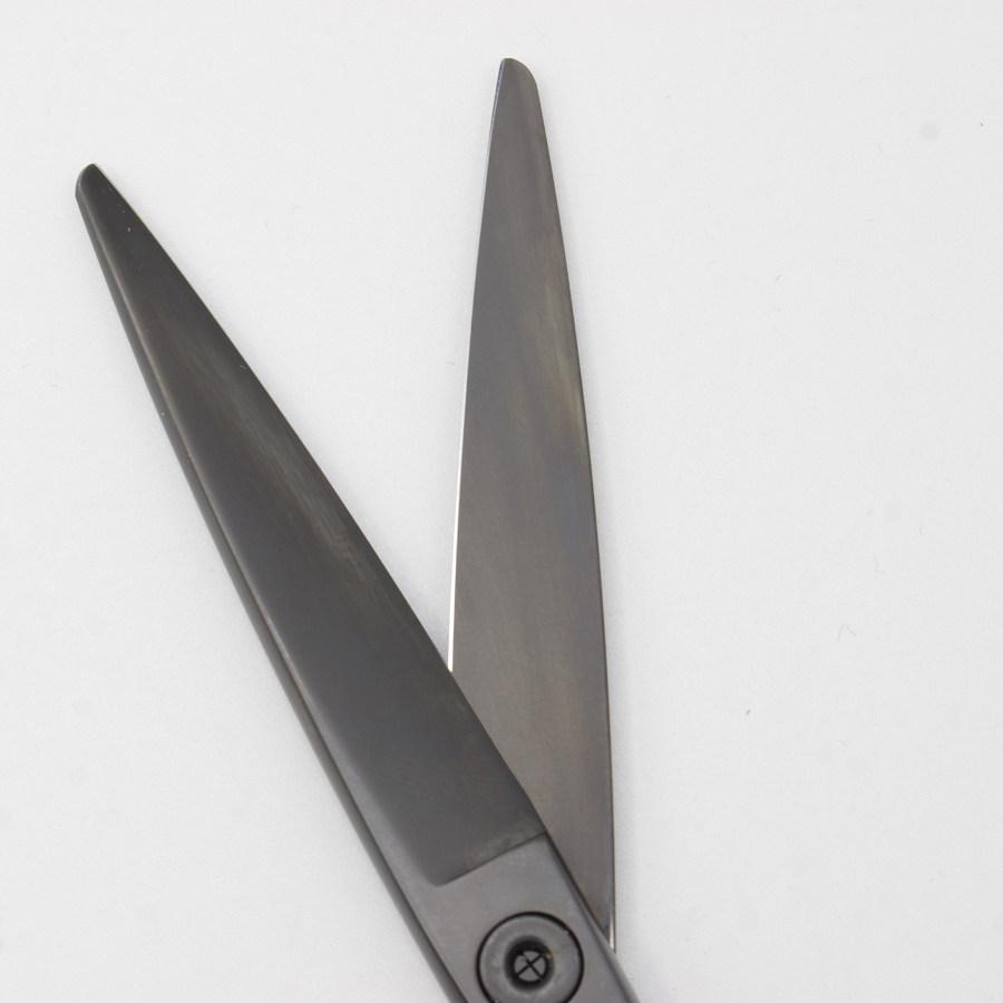 ボーナスストア+5％【美品】オオカワプロシザーズ HCS56-A DLC マットコーティング カットシザー 5.6インチ 笹刃 メガネハンドル |  | 05