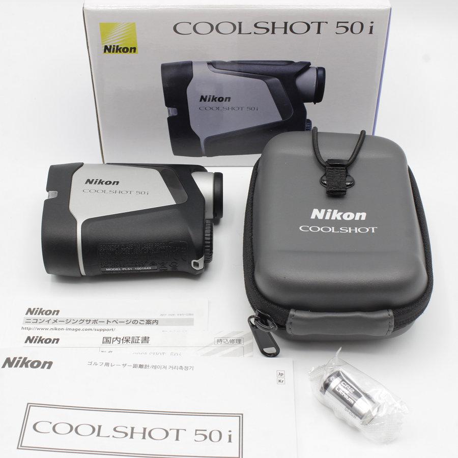 ラウンド用品・アクセサリー Nikon coolshot50i ボーナスストア+5％【美品】Nikon COOLSHOT 50i ゴルフ用レーザー距離