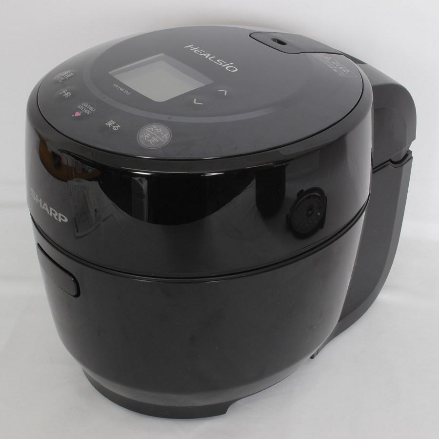 【ボーナスストア+5％】シャープ ヘルシオ ホットクック KN-HW10G-B レシピブック付き 水なし自動調理鍋 圧力鍋 AIoT対応モデル ブラック系 本体 |  | 08